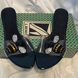 J. RENEE BUMBLE SHOES WOMENS SIZE 7.5 PUMPS BLACK